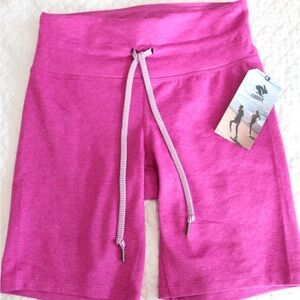 Rabbit Rabbit Rabbit Pink Athletic Shorts with Adjustable Waistband NWT